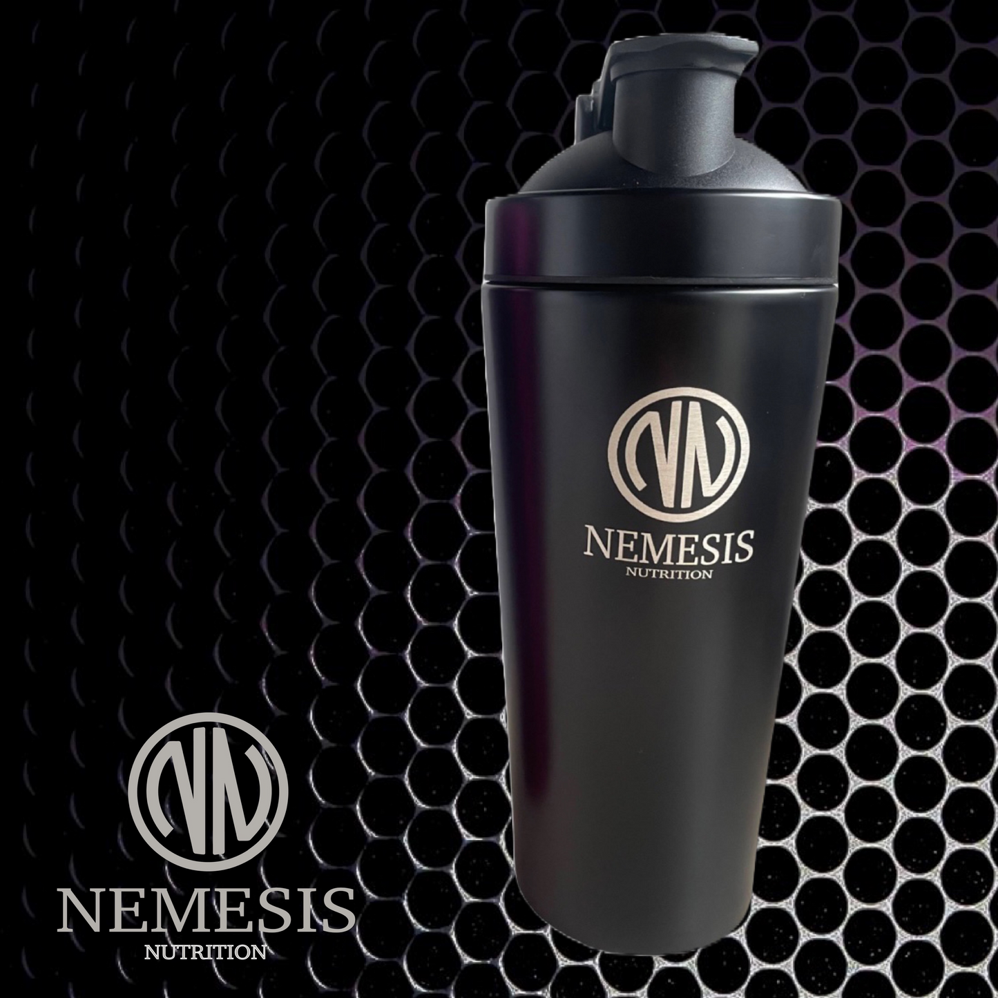 Stainless Steel Laser Engraved Shaker Bottles