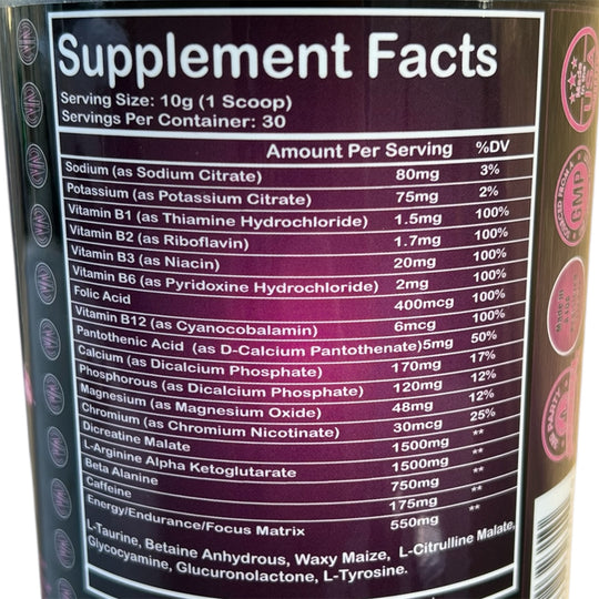 Fruit Punch Preworkout