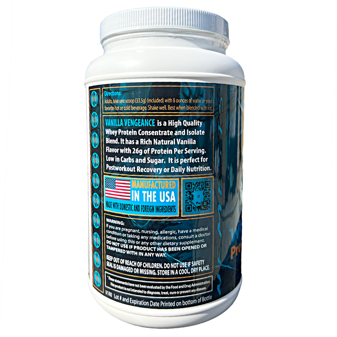 Vanilla Vengeance Whey Protein