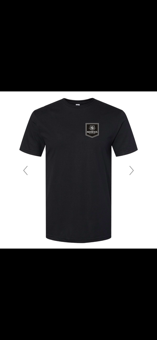 Black Logo Gym Tee