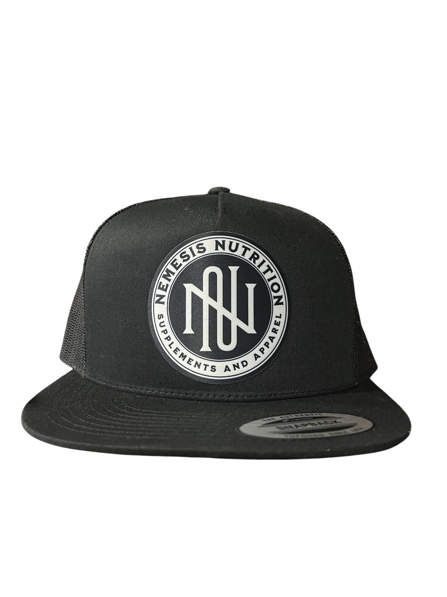 Snap back supplements and apparel logo