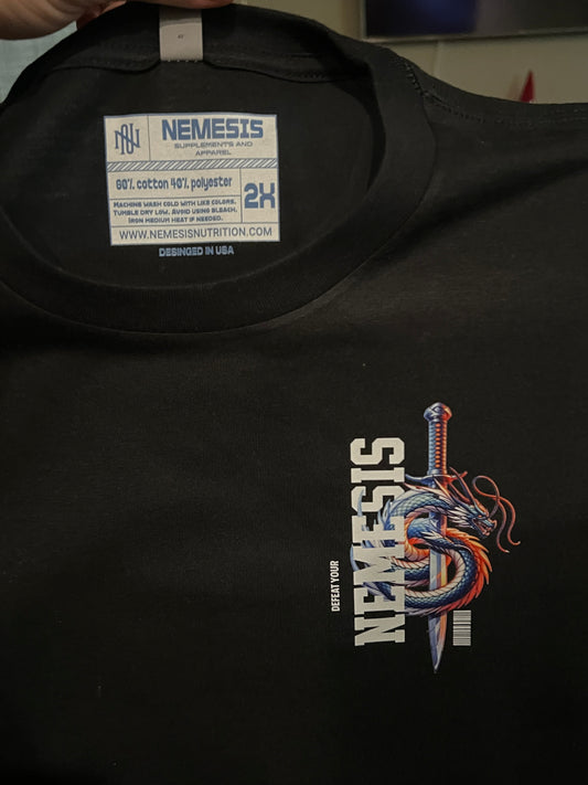 Defeat your nemesis dragon tee