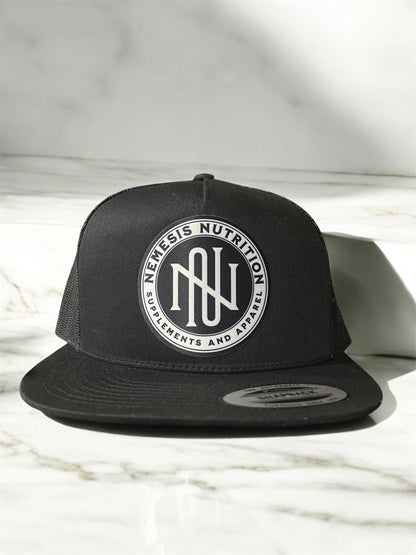 Snap back supplements and apparel logo
