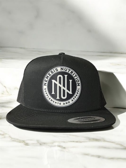 Snap back supplements and apparel logo