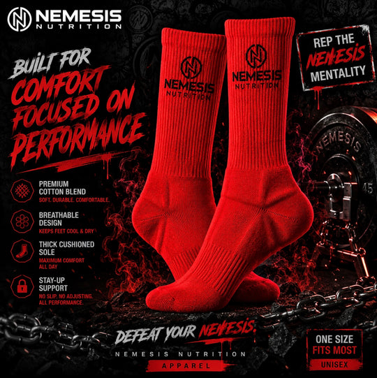 Nemesis Performance Crew Socks