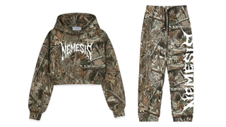 Tree Camo Women’s Crop Sweat Suit