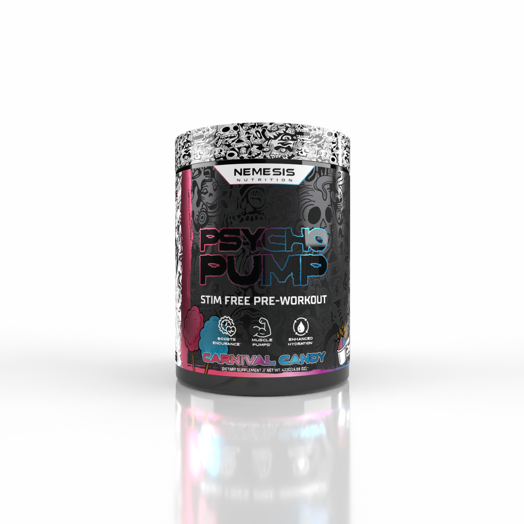 Psycho Pump Stim Free Pre-Workout - Carnival Candy