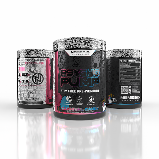 Psycho Pump Stim Free Pre-Workout - Carnival Candy